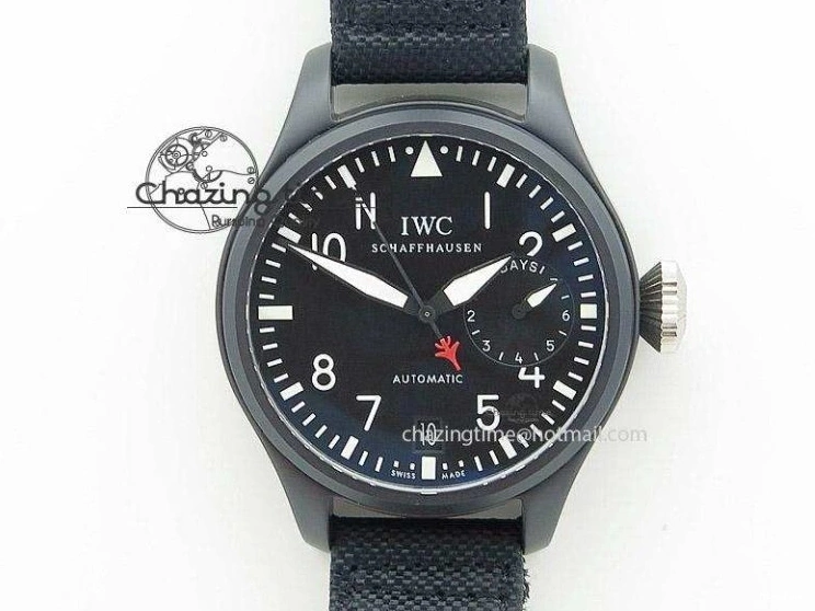 MIROTIME 0402 Stylish Calatrava 5524 Pilot Travel Time SS GRF Black Dial on Black Leather Strap A324 V 7108